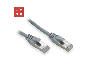LYNX FTP patch kabel Cat5e PVC, CCA, 7m, šedý