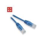 LYNX UTP patch kabel Cat5e, PVC, CCA, 10m, modrý