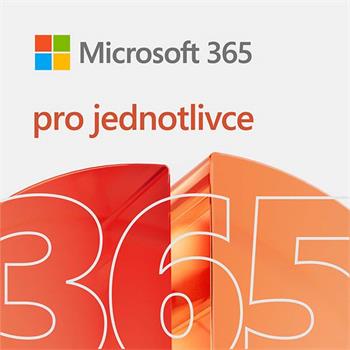 Microsoft 365 pro jednotlivce CZ - předplatné na 1 rok - krabice