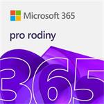 Microsoft 365 pro rodiny CZ - předplatné na 1 rok - krabice