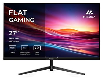 MISURA 27" LED P23CM27BFA01/ VA/ 1920x1080 (FHD)/ 3000:1/ 1ms/ 300 cd/m2/ HDMI/ DP/ REPRO/ VESA 100x100/ černý