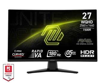 MSI MAG/274CQF/27"/VA/QHD/180Hz/0,5ms/Černá/3R