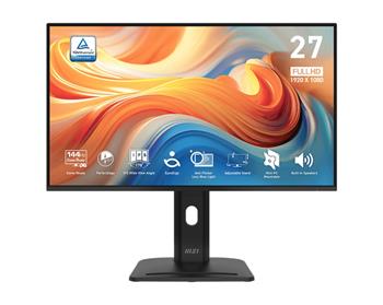 MSI Pro/MP275PG E14/27"/IPS/FHD/144Hz/1ms/Černá/3R