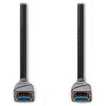 NEDIS aktivní optický High Speed HDMI 2.0 kabel s ethernetem/ 4K@60Hz/ zlacené konektory HDMI-HDMI/ černý/ BOX/ 30m