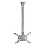 NEDIS stropní držák pro projektor/ Full motion/ nosnost 10 kg/ otáčení 360°/ 4 ramena/ ocel/ šedý