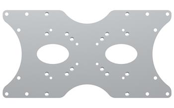 Neomounts FPMA-VESA400 / VESA Adaptér / VESA (50,75,100, 200x100) mm na (200, 120x180, 400x200) mm / Stříbrný