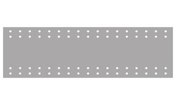 Neomounts KEYB-V100RACK / Keyboard- & Mouse Holder Connector Plate (VESA 75&100) / Silver