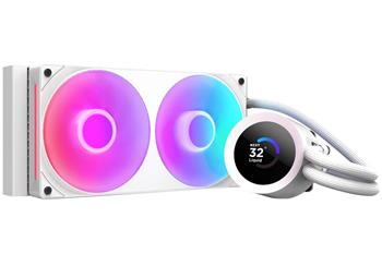 NZXT vodní chladič Kraken 240 / 2x120mm fan / 4-pin PWM / LCD disp. / 6 let