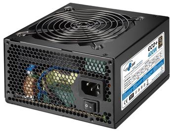 OPRAVENÉ - EUROCASE zdroj Eco+ 400W / 80+BRONZE / 12cm fan / PFC ATX 20/24pin / 5x SATA