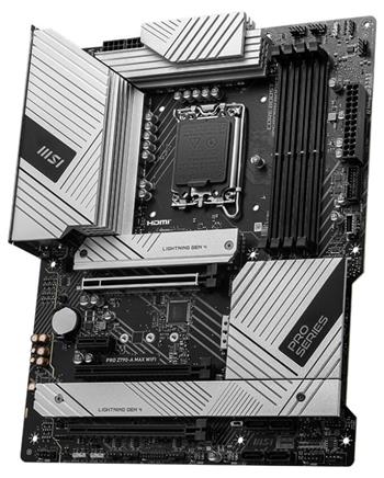 OPRAVENÉ - MSI PRO Z790-A MAX WIFI / Intel Z790 / LGA1700 / 4x DDR5 / 4x M.2 / HDMI / DP / USB-C / WiFi / ATX