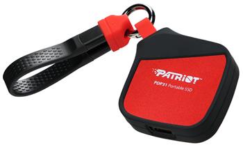 PATRIOT Portable SSD PDP31 2TB M.2 2230 format / USB 3.2 Gen2 / USB Type-C / externí / černo-červený