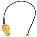 Pigtail u.Fl (IPEX) - SMA female pigtail kabel, 15cm