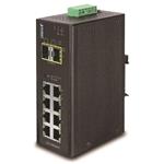 Planet IGS-10020MT průmyslový L3 switch, 8x1Gb, 2x2.5Gb SFP, dual 12-48V DC, -40~75°C, IP30