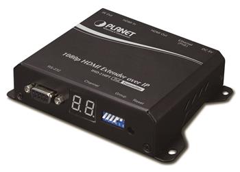 Planet IHD-210PT, HDMI video extender, vysílač, Full HD, H.264, multicast, IR, napájení PoE