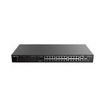 Reyee RG-ES126S-P V2, 24-Port 10/100 Mbps with 2-Port Gigabit Rackmount PoE Switch