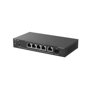 Reyee RG-ES206MG-P, 5-Port 2.5G Cloud Managed PoE Switch, 1 x 10G Uplink