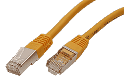 S/FTP patchkabel kat. 6, 2m, žlutý