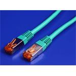 S/FTP patchkabel kat. 6, LSOH, 50m, zelený