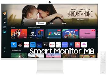 Samsung Smart Monitor/M80D/32"/VA/4K UHD/60Hz/4ms/White/2R