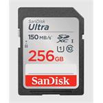 SanDisk Ultra/SDXC/256GB/150MBps/UHS-I U1 / Class 10/Černá