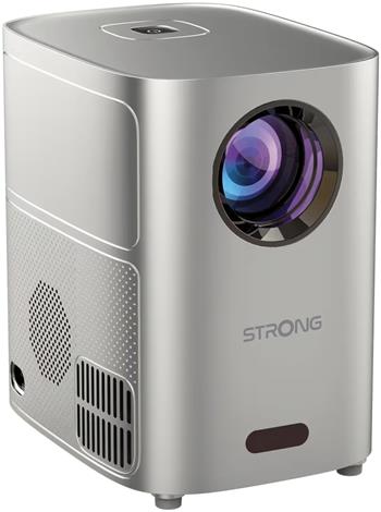STRONG projektor Q1/ LCD/ HD (1280x720)/ 180 ANSI lm/ USB 2.0/ HDMI/ BT/ Wi-Fi/ Repro/ šedý