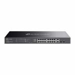 Switch TP-Link ES220GMP 2x GLan, 16x GLan s PoE+, 2x SPF combo, 250W, 19", Omáda SDN