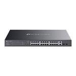 Switch TP-Link ES228GMP 2x GLan, 24x GLan s PoE+, 2x SPF, 384W, 19", Omáda SDN
