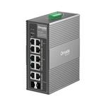 Switch TP-Link IES210GPP průmyslový, 2x SFP combo, 8x GLan s Poe+, 240W, DIN, Omáda SDN
