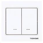 TKB nástěnný vypínač dvojitý