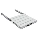 TRITON Police výsuvná 19", 1U/650mm plnovýsuv, nosnost 45kg, šedá