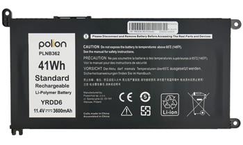 TRX Baterie Polion YRDD6 pro notebooky DELL Vostro 3400 5488 5585 Inspiron 5490 - 3600mAh 41Wh/ neoriginální
