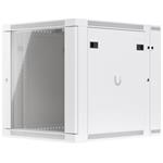 Ubiquiti UniFi 12U Rack Cabinet Wall SW Glass - Nástěnný rozvaděč, výška 12U, ventilátory, prosklené dveře, dvoudílný
