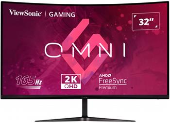 ViewSonic VX3218C-2K OMNI /32" prohnutý/VA/16:9/2560x1440 / 165Hz/ 1ms/ 250cd/m2 / Freesync premium /2xHDMI /DP / Repro