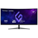 ViewSonic VX3418C-2K '34" 21:9, 3440 x 1440, VA, 1500R zakřivený, 180Hz, 1ms MPRT, 2 HDMI, 2 DP, speakers, výš. nast.