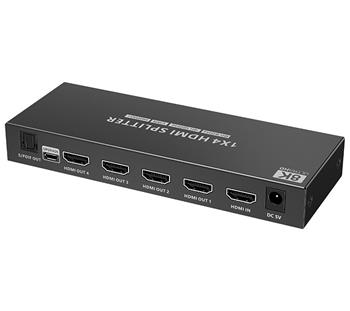 XtendLan HDMI distribucní rozbocovac, 1 vstup / 4 výstupy, 8k@60Hz